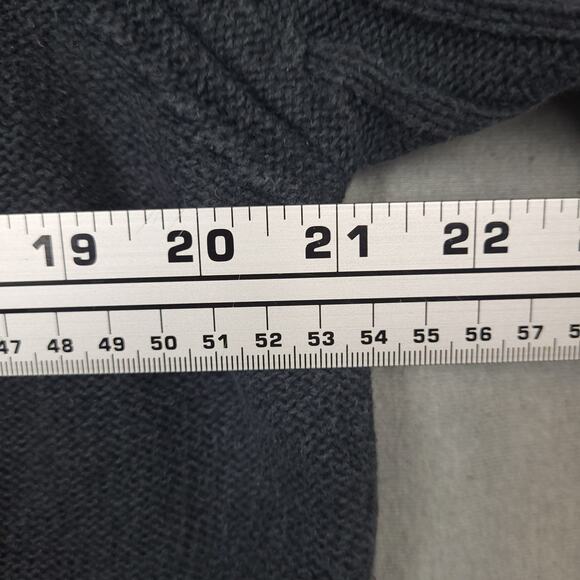 Columbia Mens Sweater Long Sleeve Crew Neck Ribbed Pullover XL Gray Fisherman - Picture 6 of 9